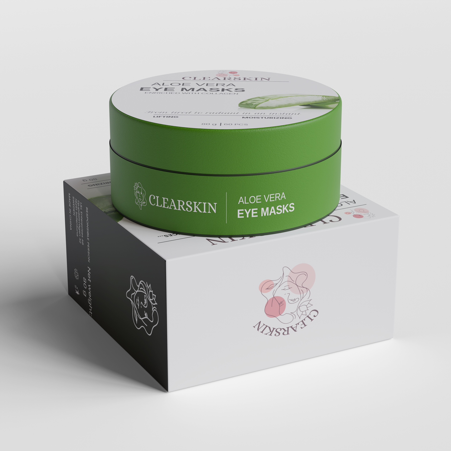 Aloe Vera & Collagen Eye masks